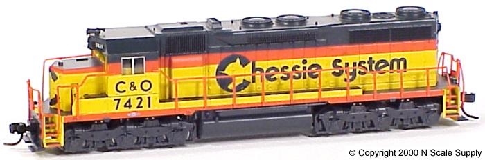 C&O Chessie System - Diesel - SD-35, Low Hood w/ DB - Nicki Neko  with DCC - Atlas 49414